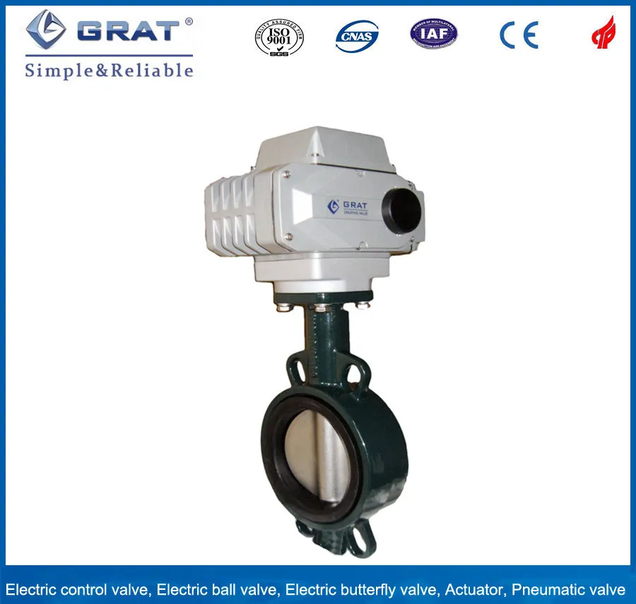 Valvola elettrica con valvola a farfalla on/off da 220 V CA